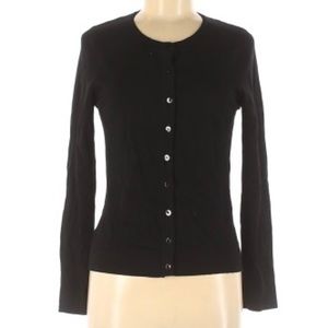 Black button up cardigan